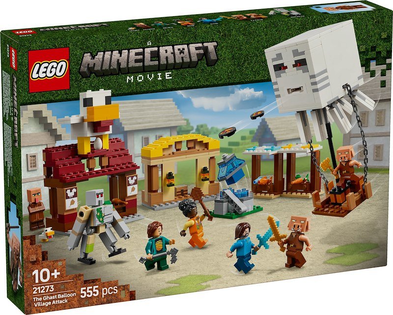 Lego Minecraft Attacco al villaggio del Ghast-pallone 21273