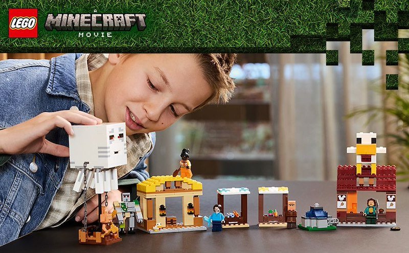 Lego Minecraft Attacco al villaggio del Ghast-pallone 21273