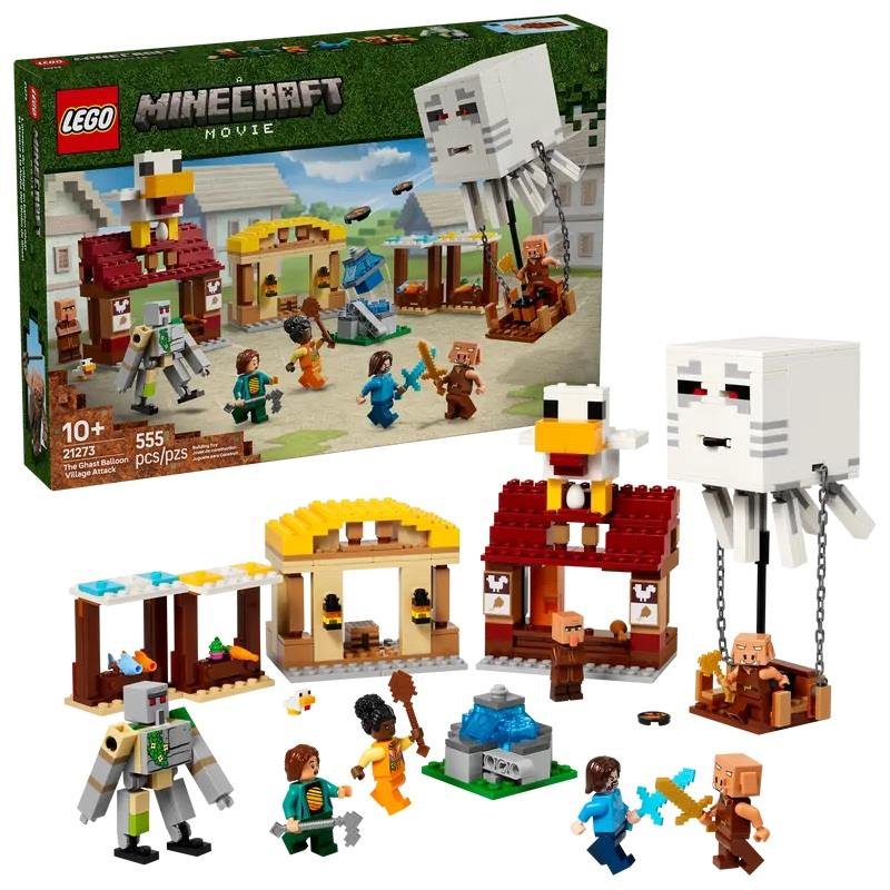 Lego Minecraft Attacco al villaggio del Ghast-pallone 21273