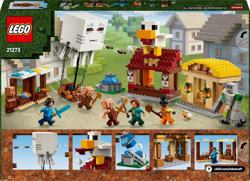 Lego Minecraft Attacco al villaggio del Ghast-pallone 21273