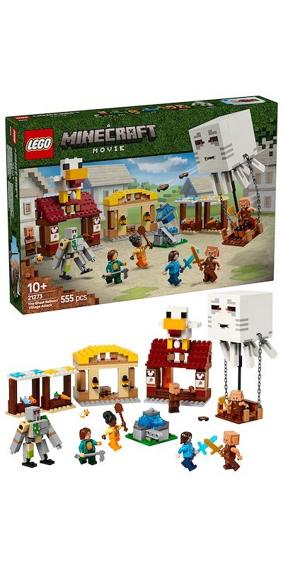Lego Minecraft Attacco al villaggio del Ghast-pallone 21273