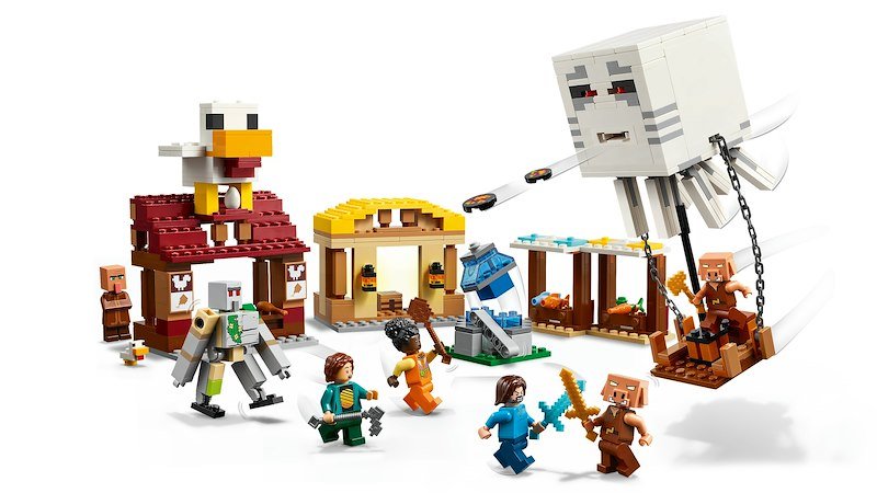 Lego Minecraft Attacco al villaggio del Ghast-pallone 21273