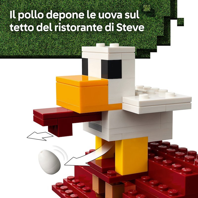 Lego Minecraft Attacco al villaggio del Ghast-pallone 21273