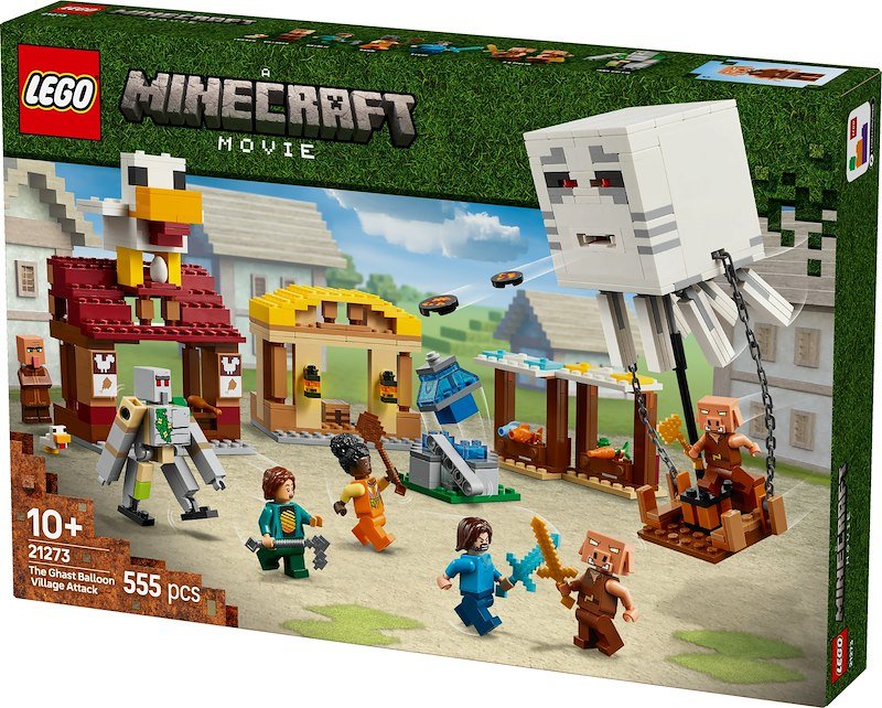 Lego Minecraft Attacco al villaggio del Ghast-pallone 21273