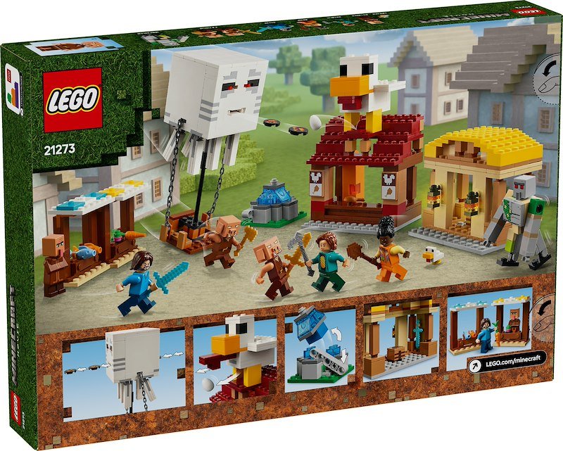 Lego Minecraft Attacco al villaggio del Ghast-pallone 21273