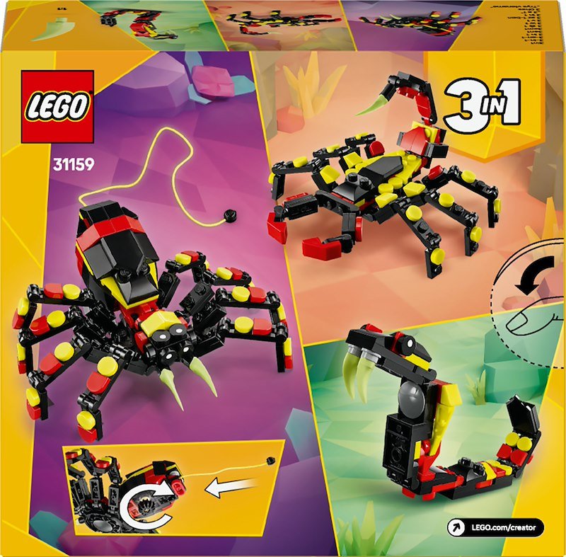 Lego Animali Selvatici: Ragno Trasformista - 31159