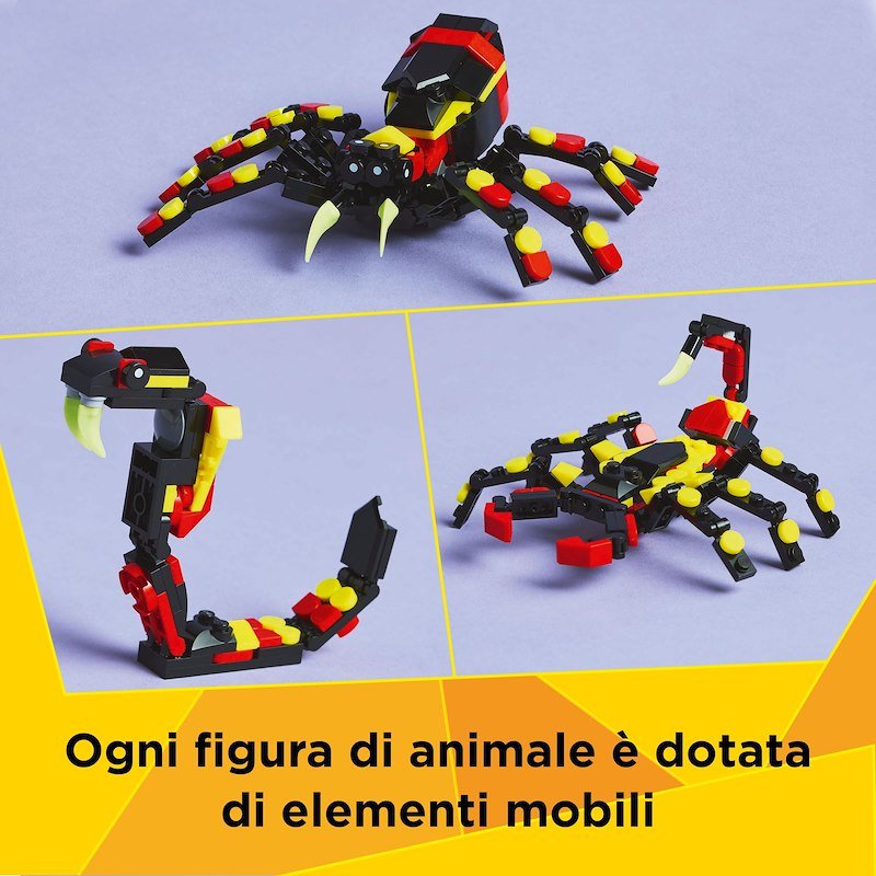 Lego Animali Selvatici: Ragno Trasformista - 31159