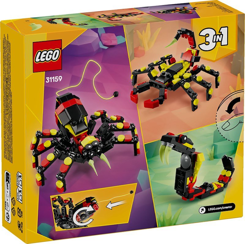 Lego Animali Selvatici: Ragno Trasformista - 31159