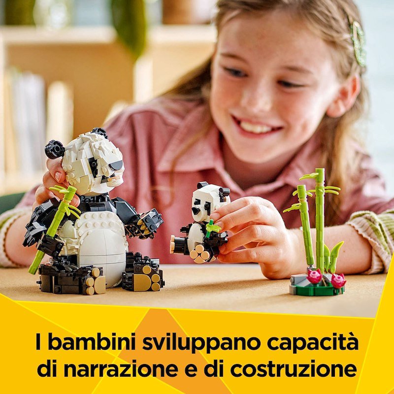 Lego® ANIMALI SELVATICI:FAMIGLIA DI PANDA-31165