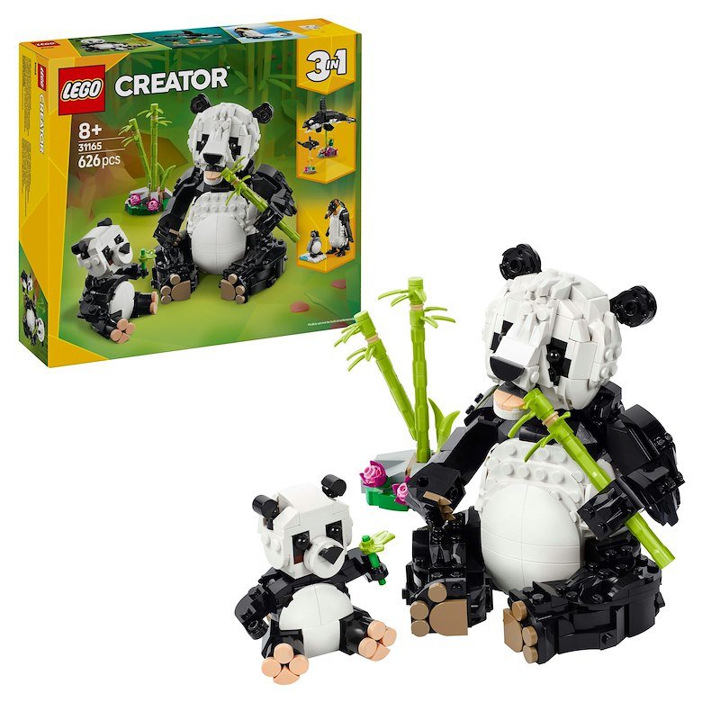 Lego® ANIMALI SELVATICI:FAMIGLIA DI PANDA-31165