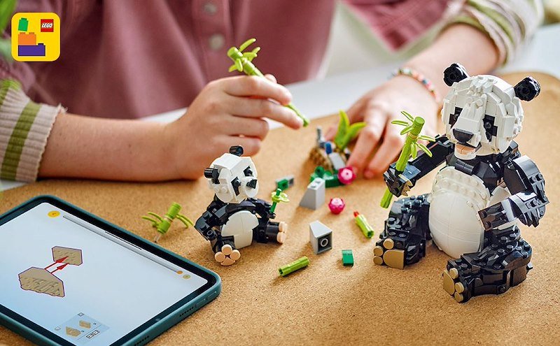 Lego® ANIMALI SELVATICI:FAMIGLIA DI PANDA-31165