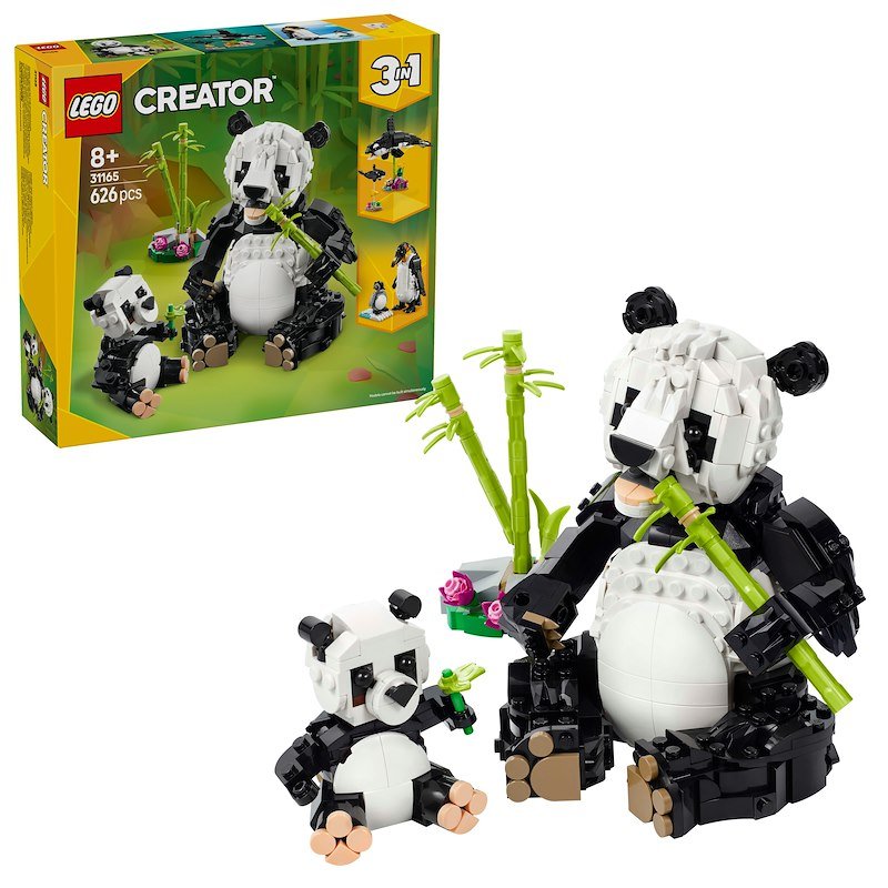 Lego® ANIMALI SELVATICI:FAMIGLIA DI PANDA-31165