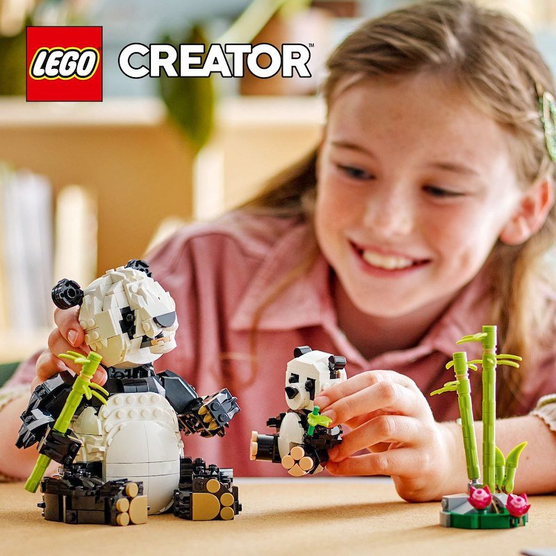 Lego® ANIMALI SELVATICI:FAMIGLIA DI PANDA-31165