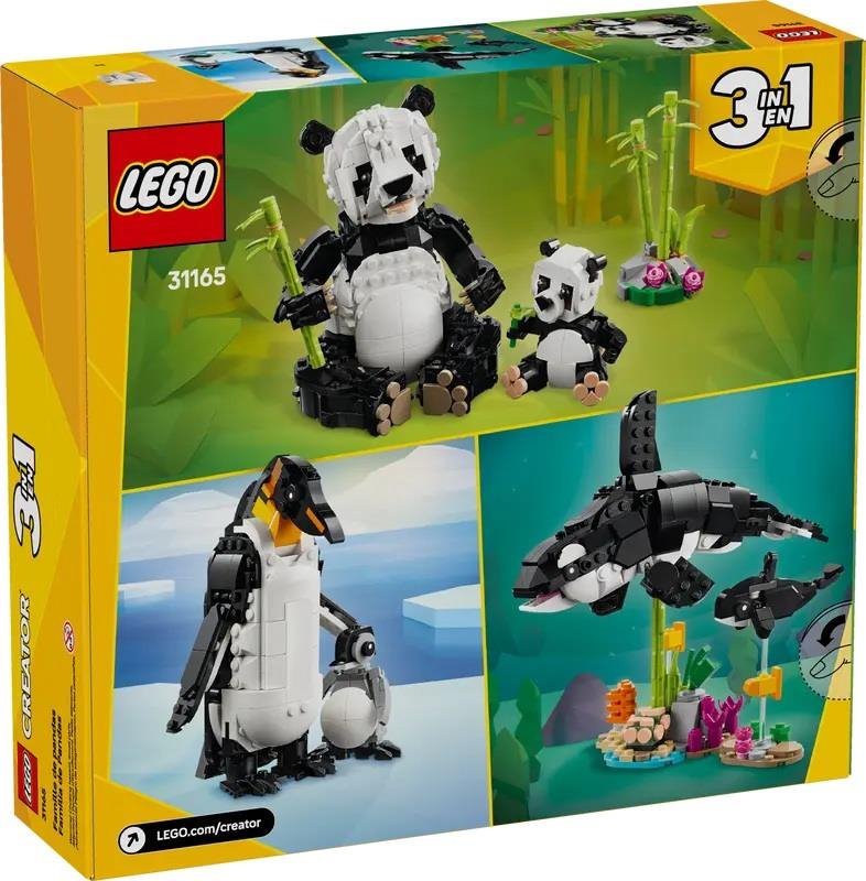 Lego® ANIMALI SELVATICI:FAMIGLIA DI PANDA-31165