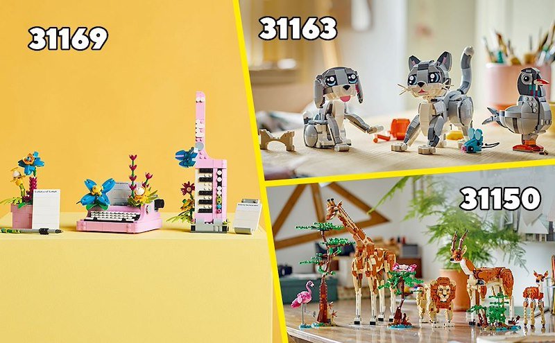 Lego® ANIMALI SELVATICI:FAMIGLIA DI PANDA-31165