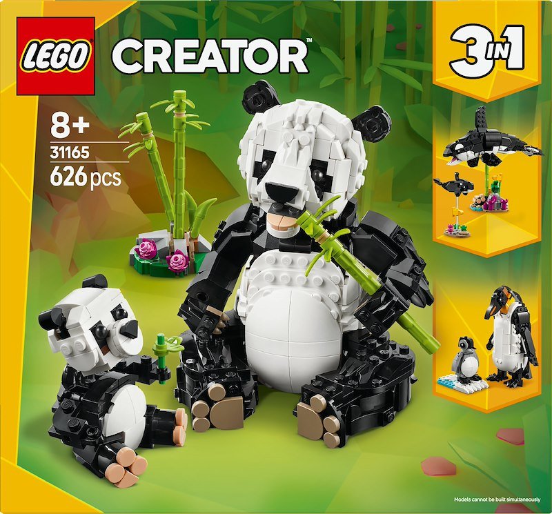 Lego® ANIMALI SELVATICI:FAMIGLIA DI PANDA-31165