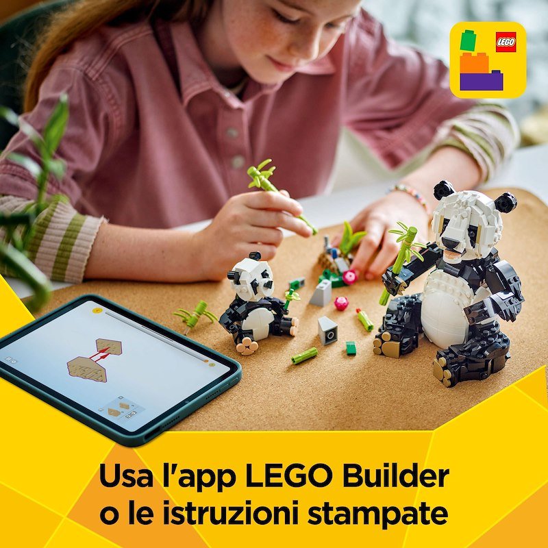 Lego® ANIMALI SELVATICI:FAMIGLIA DI PANDA-31165