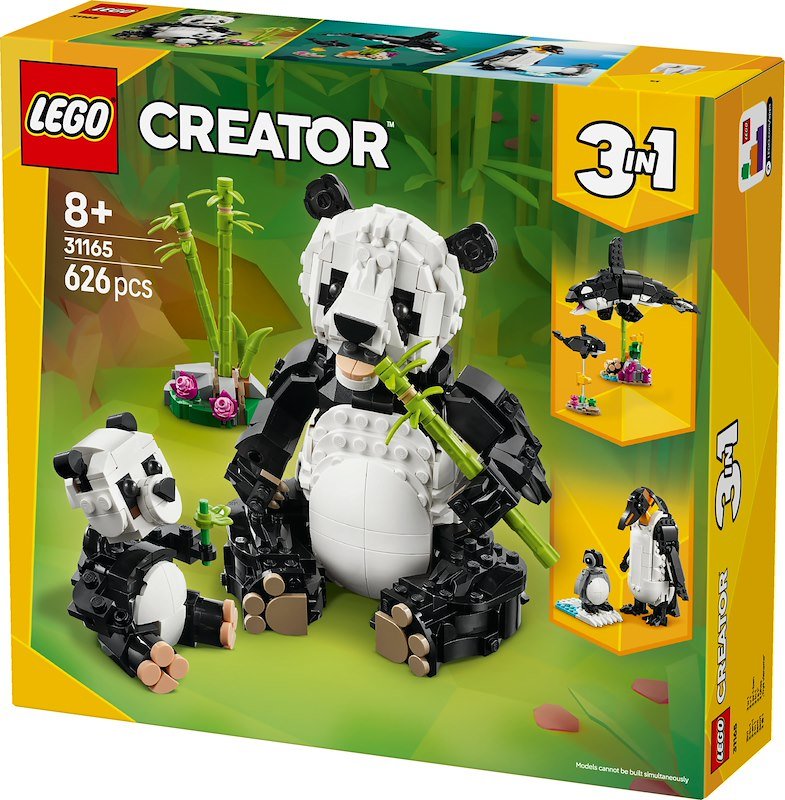 Lego® ANIMALI SELVATICI:FAMIGLIA DI PANDA-31165