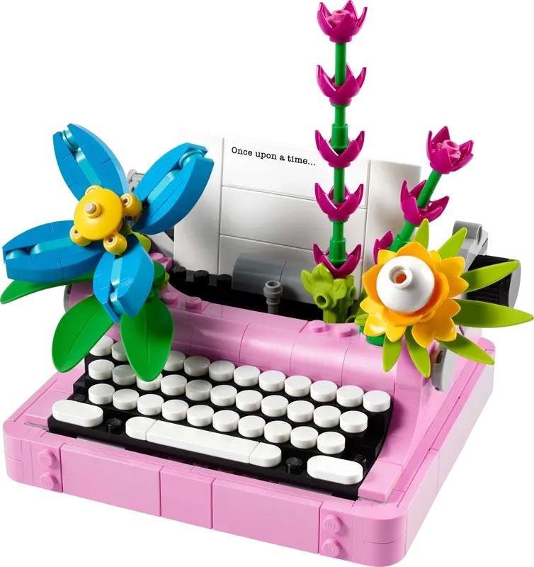 Lego® MACCHINA DA SCRIVERE CON FIORI- 31169