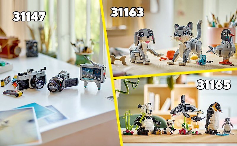 Lego® MACCHINA DA SCRIVERE CON FIORI- 31169