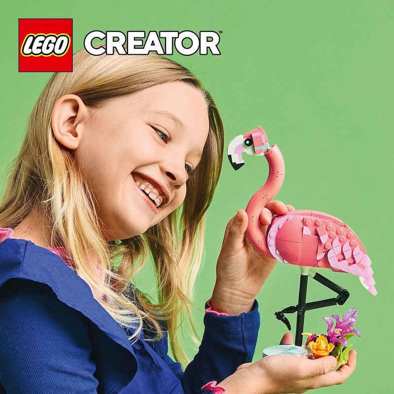 Lego Creator Animali Selvatici: Fenicottero Rosa 31170