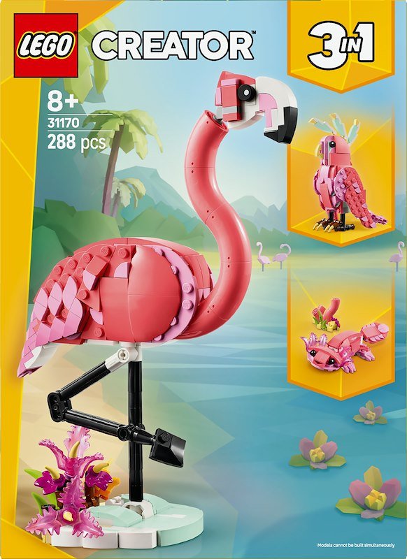 Lego Creator Animali Selvatici: Fenicottero Rosa 31170