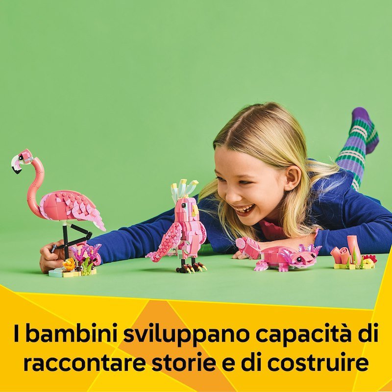Lego Creator Animali Selvatici: Fenicottero Rosa 31170