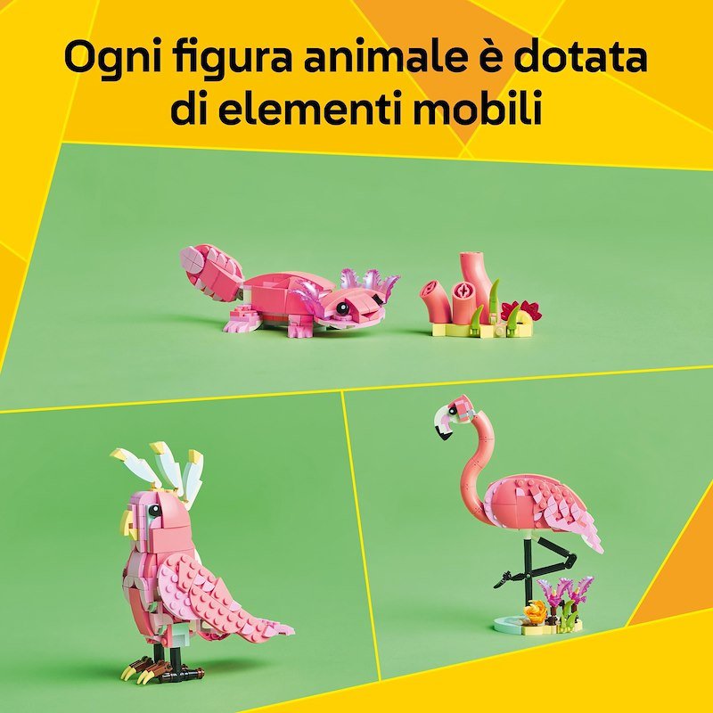 Lego Creator Animali Selvatici: Fenicottero Rosa 31170