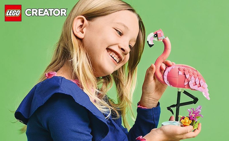 Lego Creator Animali Selvatici: Fenicottero Rosa 31170