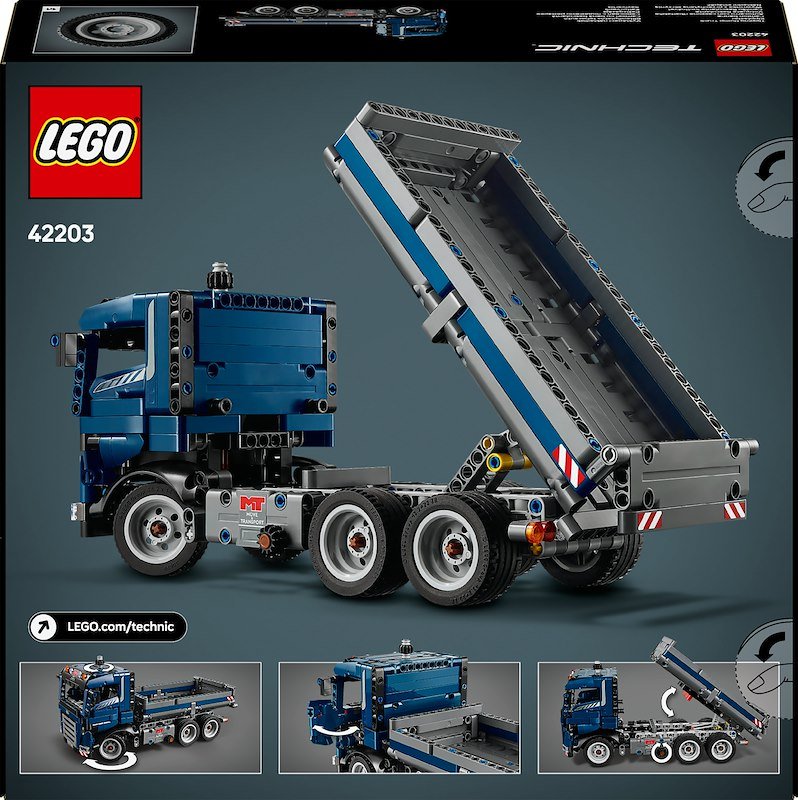 Lego Technic Autocarro Con Cassone Ribaltabile 42203