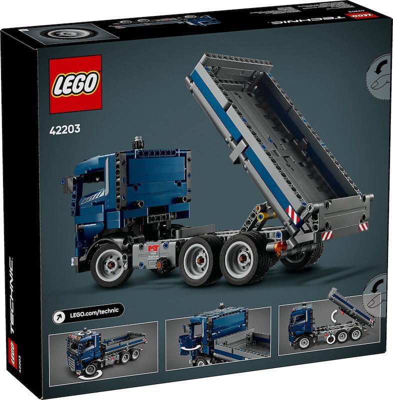 Lego Technic Autocarro Con Cassone Ribaltabile 42203