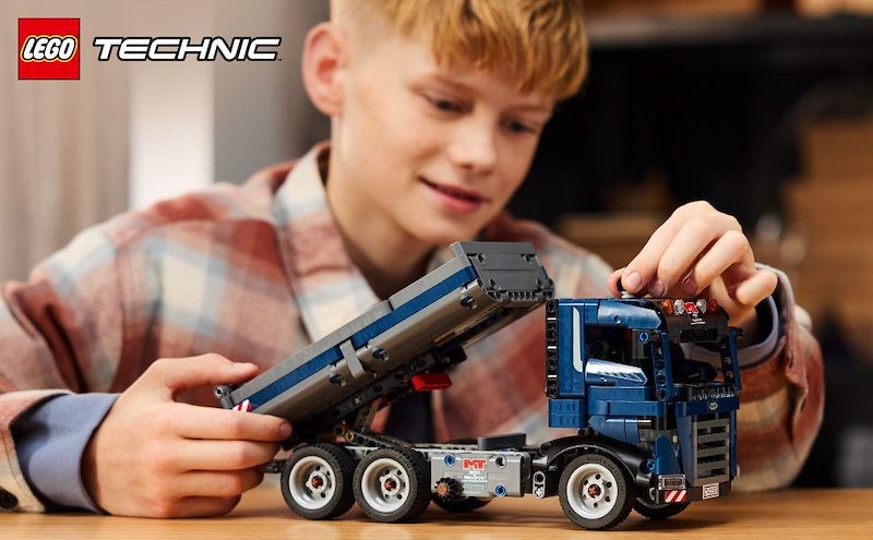 Lego Technic Autocarro Con Cassone Ribaltabile 42203