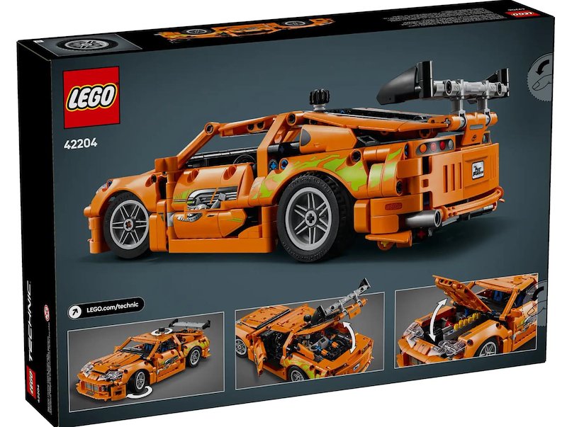 Lego Technic Fast and Furious Toyota Supra MK4 42204