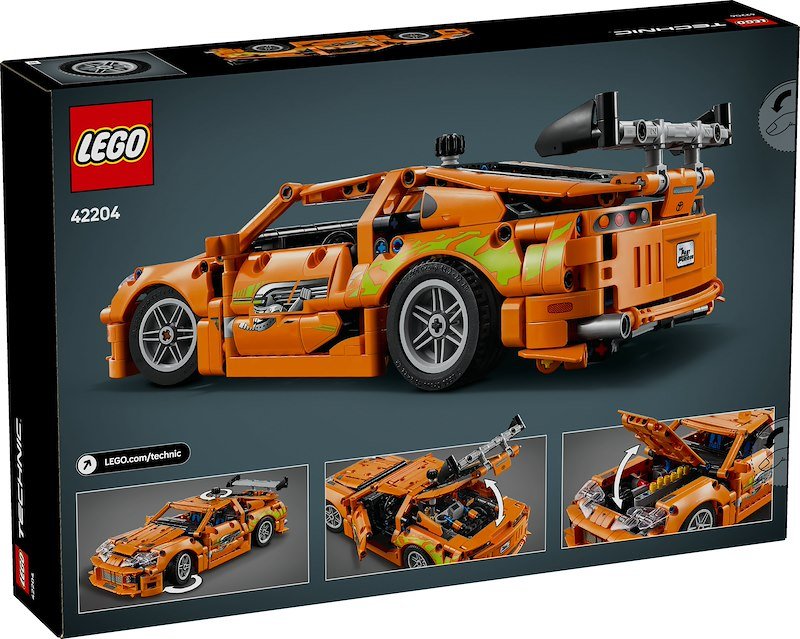 Lego Technic Fast and Furious Toyota Supra MK4 42204