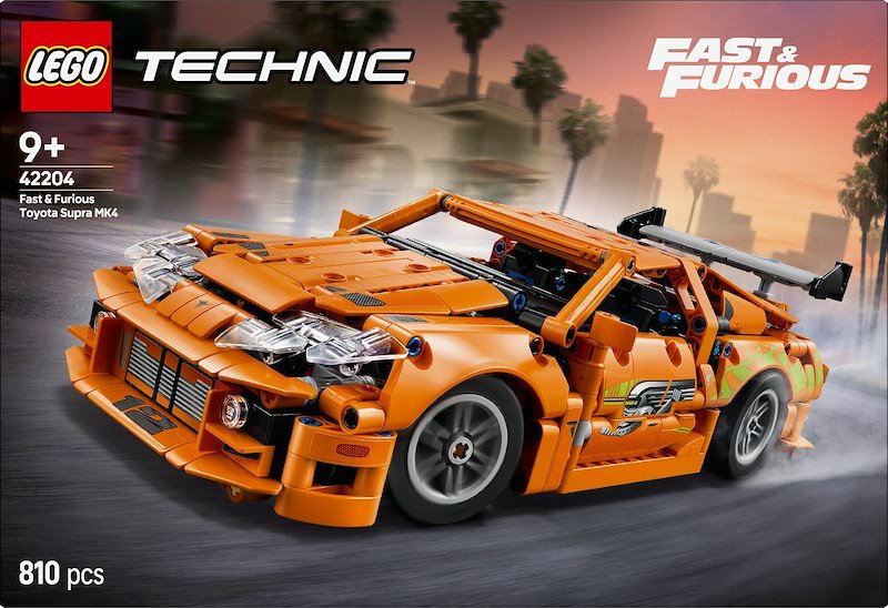 Lego Technic Fast and Furious Toyota Supra MK4 42204