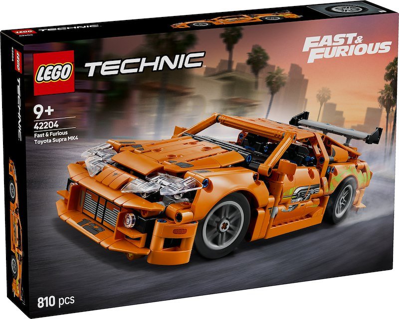 Lego Technic Fast and Furious Toyota Supra MK4 42204