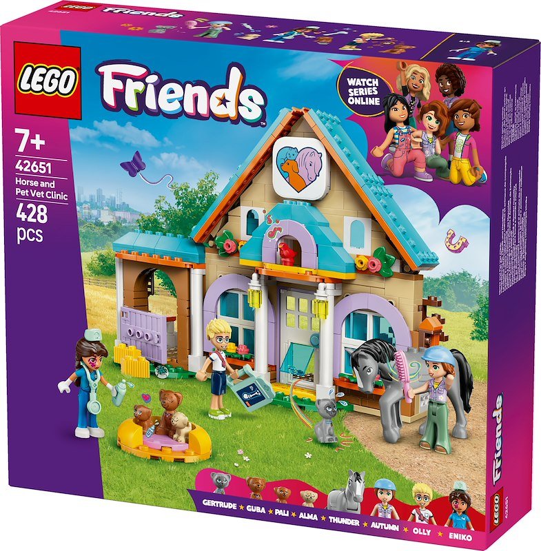 Lego®  Friends Cavallo e clinica veterinaria 42651