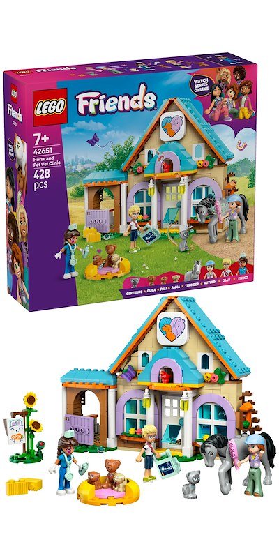 Lego®  Friends Cavallo e clinica veterinaria 42651