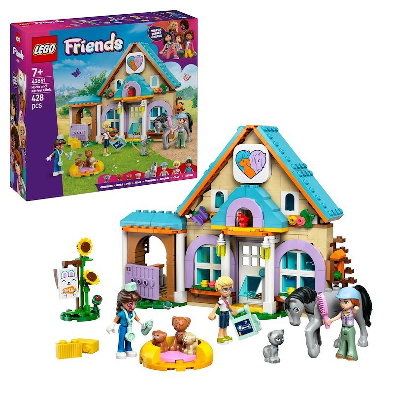 Lego®  Friends Cavallo e clinica veterinaria 42651