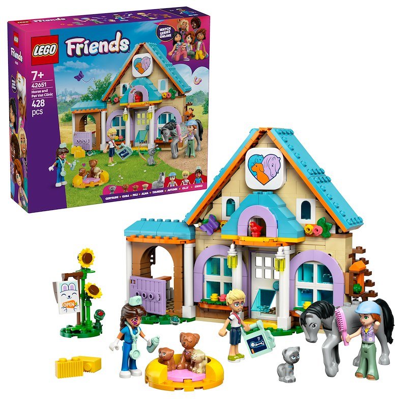 Lego®  Friends Cavallo e clinica veterinaria 42651
