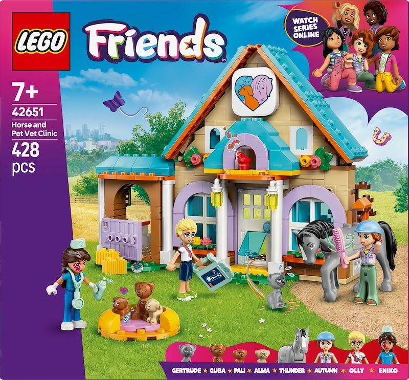 Lego®  Friends Cavallo e clinica veterinaria 42651