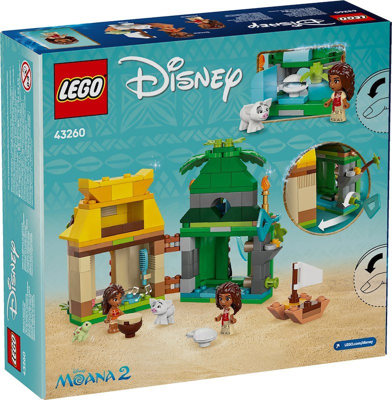 Lego® Disney Divertimento sull’isola di Vaiana 43260