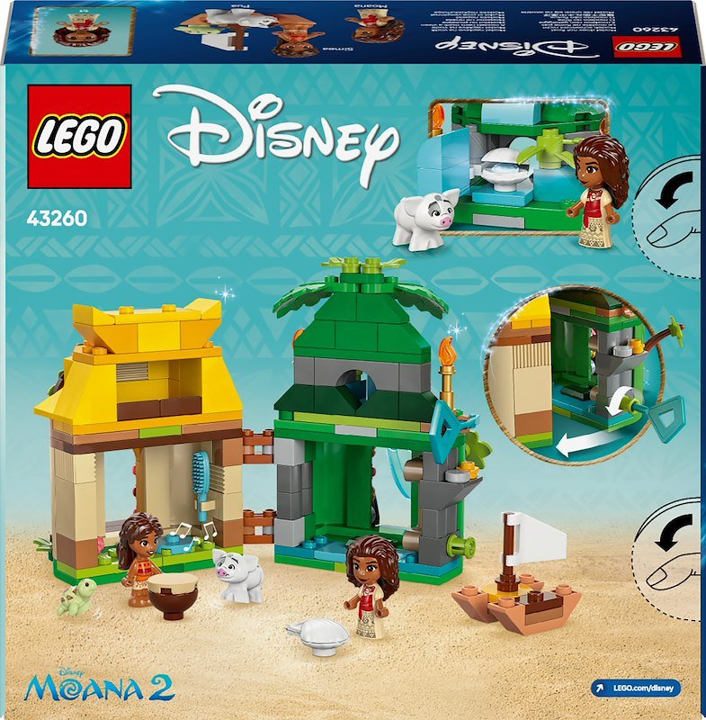 Lego® Disney Divertimento sull’isola di Vaiana 43260