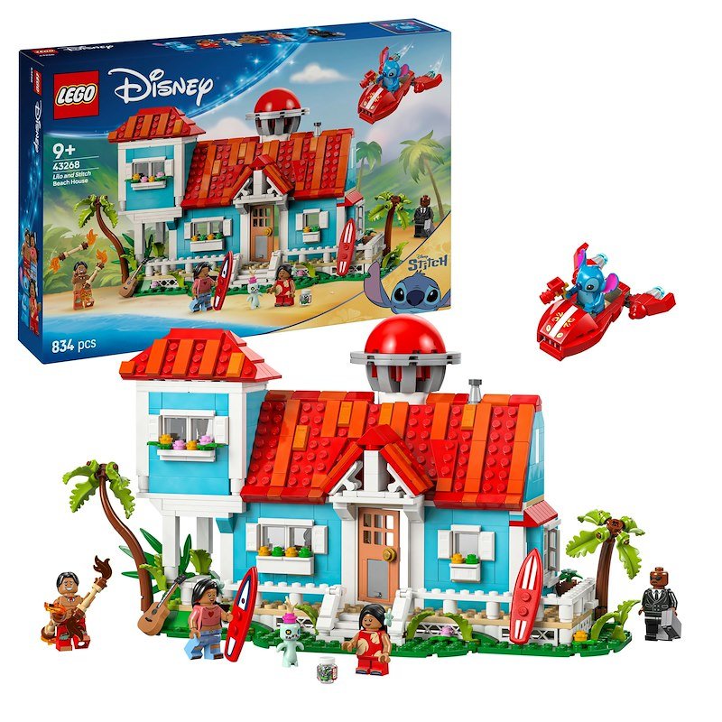 Lego Disney Casa Sulla Spiaggia di Lilo e Stitch 43268