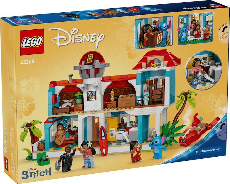 Lego Disney Casa Sulla Spiaggia di Lilo e Stitch 43268