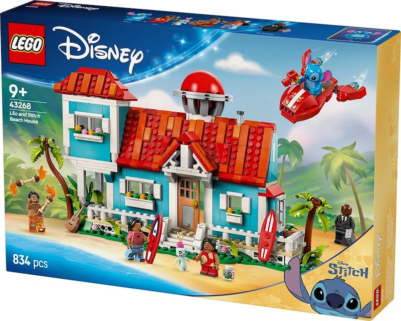 Lego Disney Casa Sulla Spiaggia di Lilo e Stitch 43268