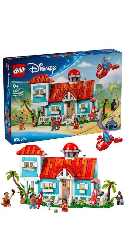 Lego Disney Casa Sulla Spiaggia di Lilo e Stitch 43268