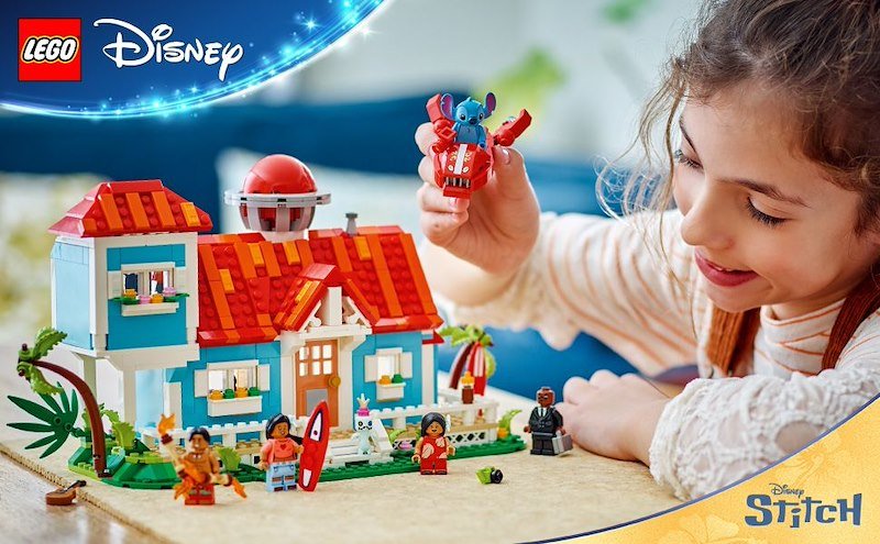 Lego Disney Casa Sulla Spiaggia di Lilo e Stitch 43268
