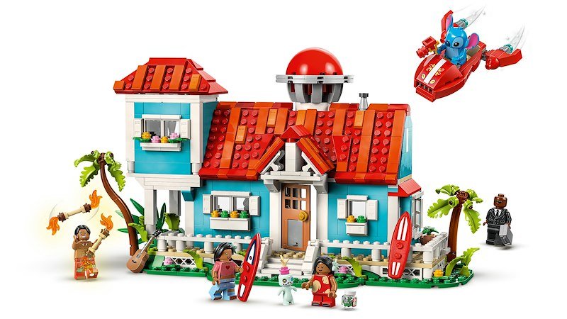 Lego Disney Casa Sulla Spiaggia di Lilo e Stitch 43268