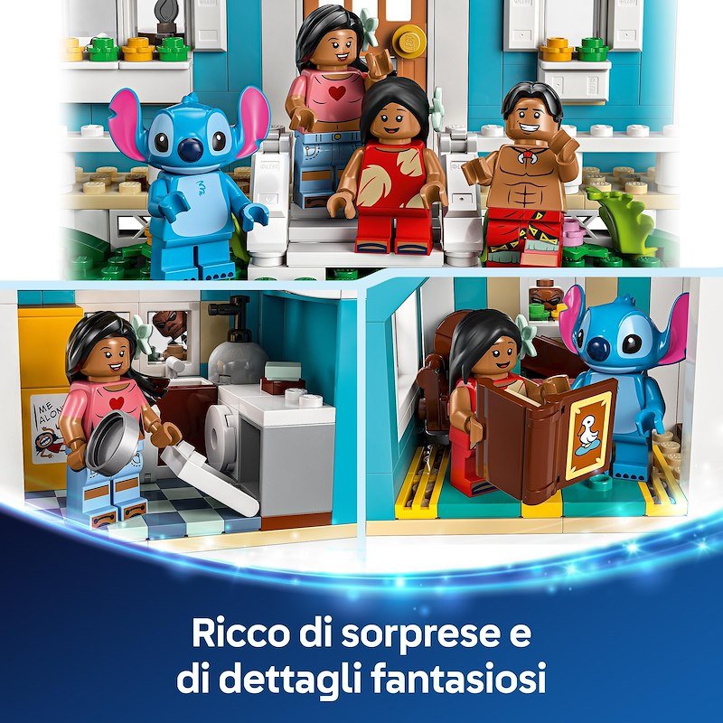 Lego Disney Casa Sulla Spiaggia di Lilo e Stitch 43268